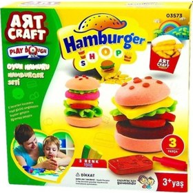 Resim Oyun Hamuru 150gr - Hamburger Çok Renkli 