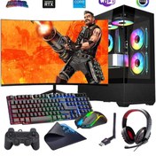Resim Rogame I5 12400F 16GB Ddr4 512GB M2 8gb RTX4060 24" 100Hz Mon. Oyun Bilgisayarı (Gaming Set) 