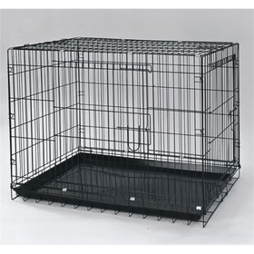 Resim Dayang Köpek Kafesi Siyah 108x69x77.5 