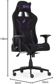 Resim Hawk Gaming Chair Fame Amethyst Kumaş Oyuncu Koltuğu 