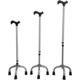 Resim Genel Markalar Tripod 3 Ayaklı Denge Bastonu Tripot Baston- Alüminyum Yükseklik Ayarlı 