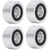 Resim Konesam 4 Adet Alüminyum Hoparlör Amortisör Ayakları - Ses Kalitesini Artıran, Titremeyi Engelleyen Hi-fi Aksesuarı 