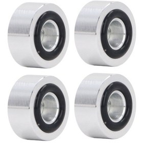 Resim Konesam 4 Adet Alüminyum Hoparlör Amortisör Ayakları - Ses Kalitesini Artıran, Titremeyi Engelleyen Hi-fi Aksesuarı 