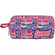 Resim Muggle Kalem Çantası Sweet Pembe Mu-6665 
