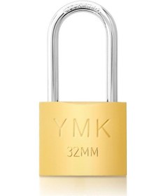 Resim Ymk Asma Kilit Sarı Uzun 32 Mm Ymk-1232bl 