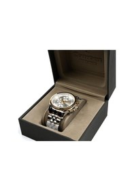 Resim İsviçre Cortebert Safir Cam Fonksiyonlu Erkek Kol Saati Gümüş 