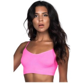 Resim Neon Fuşya Mı Emay 4003 Soft İp Askı Büstiyer Neon Fuşya 