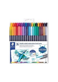 Resim Supertrend Marsgraphic Duo Brush Pen Çift Taraflı Fırça Uçlu Marker Seti 36 Renk Görsel Rengi 