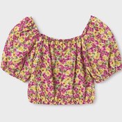 Resim Mayoral Yazlık Kız Kısa Kol Bluz Açık Yeşil - Açık Yeşil / 10 Yaş 