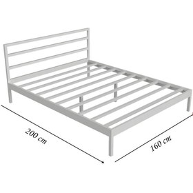 Resim Metalia Gm 225 Vigon Çift Kişilik Metal Karyola 160*200 cm 