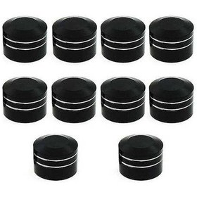 Resim Novahub Harley-davidson Motosiklet Kapakları: 10 Adet Cnc Alüminyum Cıvata Başlığı, Siyah, 10.5-12mm Set 