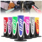 Resim Hightower Kawasaki Suzuki Honda Motocross Dirt Bike Atv Kırmızı Universal 22-24mm Motosiklet Gidon Tutacakları 