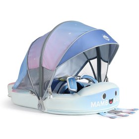 Resim Mambobaby Yüzme Simidi - Jelly Dream, Emniyetli, Gölgelikli ve Ayak Destekli 