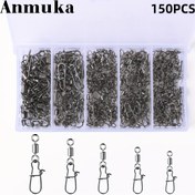 Resim Yüksek Dayanıklılıkta Balıkçılık Tokası Pimi 100/150/210 adet Çok Model Paslanmaz Çelik Balıkçılık Ekipmanı Adaptör Bağlantı Elemanı Balıkçılık Ekipmanı Tokası Tuzlu Deniz Su Tatlı Su Balıkçılık Seti Aksesuarları Taşınabilir Balıkçılık Ekipmanı Kutusu Yem Kutusu 