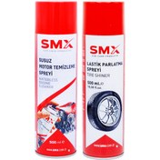 Resim SMX Susuz Motor Temizleme Spreyi / Lastik Parlatma Spreyi 