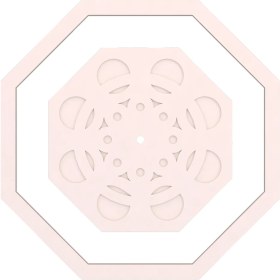 Resim Motifpiyer Tavan Lamba Göbeği 05-Sekizgen-Dış Çıtalı 