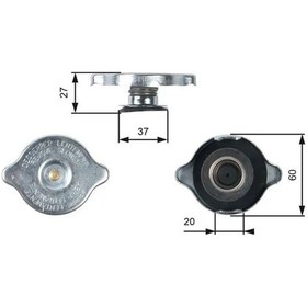 Resim Mercedes E200 W124 Yedek Su Depo Kapagi 1993-1995 Gates Rc217 