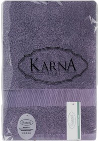 Resim Cotton Arel Pamuk Banyo Havlusu 100x150 Mürdüm 