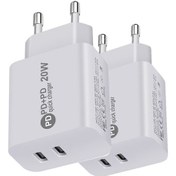 Resim 20w Ab Tak Çift Pd Şarj Cihazı Xiaomi 12 Pro İçin Hızlı Şarj Cihazı İphone Uyumlu 13 13 Pro 12 11 Tip-c Şarj Telefon Gücü İphone Uyumlu 14 