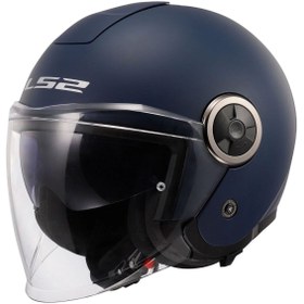 Resim Ls2 Classy Mat Navy Mavi Kask 