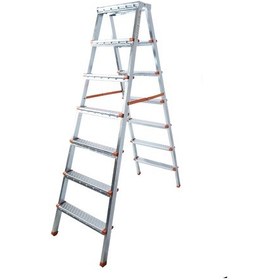 Resim 7+7 Basamaklı Çift Çıkışlı Profil Merdiven (Ev, bahçe, işyeri için uygun) 