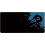 Resim HKNYS Oyuncu Mouse Pad Rakoon Desenli Mavi-siyah Oyuncu Mouse Pad 70x30 Cm Kaymaz Dikişli 1 Kalite 