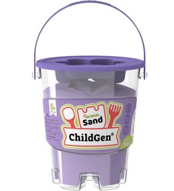 Resim Childgen Kinetik Kum Mor 500 Gr 
