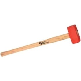 Resim Sait Demirci Yekpare Dövme Çelik Saplı Düz Balyoz 4.5 Kg 