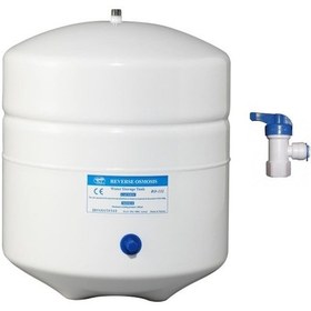 Resim Su Arıtma Cihazı Tankı 3,2 Galon 12 Lt Çelik Tank Vana Hediyeli 