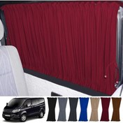 Resim Oto Pandami Fort Custom Kısa Şase 2012+ Uyumlu Bordo Raylı Oto Perde Takımı 