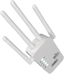 Resim 4 Antenli Dual Band WiFi Sinyal Güçlendirici - 1200Mbps Kablosuz Menzil Genişletici ve Dağıtıcı 