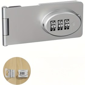 Resim Şifreli Mekanik Dolap Kilit, Verandalar, Gardıroplar, Banyolar ve Dış Mekan Kullanımı için Anahtarsız Güvenli Giriş, Güvenlik Kilidi, Güvenli Kilitleme Sistemi, Güvenli Kilitleme Mekanizması 
