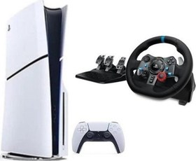 Resim Playstation 5 Slim Cd'li Edition+ G29 Driving Force Yarış Direksiyonu 