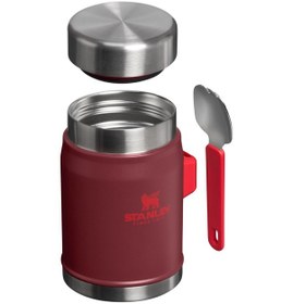 Resim Stanley The Legendary Food Jar + Spork .4l / 14oz Cranberry Yemek Termosu Bordo 