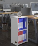 Resim Kenzlife Klasörlük Raflı Attila Byz 70*40*30 Kitaplık Ofis Arkalıksız 