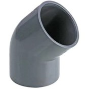 Resim Pimtaş Uh-pvc 45 Yapıştırma Muflu Dirsek 110 Mm 1 Adet 