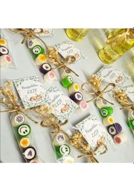 Resim Karışık Meyve Desenli Düğün, Babayshower, Doğum Günü, Mevlit, Nikah, Nişan Şekeri 100 Adet 