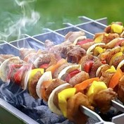 Resim Paslanmaz Çelik Barbekü Çubuğu, Dayanıklı, Yeniden Kullanılabilir ve Temizlemesi Kolay, Açık ve Kapalı Grilling Partileri İçin 