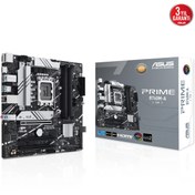 Resim ASUS PRIME B760M-A-CSM INTEL B760 LGA1700 DDR5 7200 HDMI VGA 2x M2 USB3.2 AURA RGB 2.5Gbit LAN mATX ASUS 5X PROTECTION III Ücretsiz Uzaktan Yönetim Yazılımı 