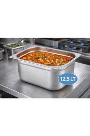 Resim Net Çelik Gastronom Küvet GN 1/2-200 12,5 Litre 