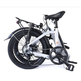 Resim Alba Fold X Step Thru Katlanır Elektrikli Bisiklet (Gümüş) Hd 