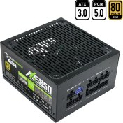 Resim Gamepower AXG-850 14CM 80+ Gold Atx 3.0 Pcı-E 5.0 850W Power Supply 