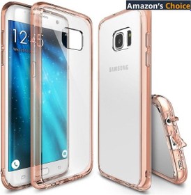 Resim Ringke Fusion Galaxy S7 Edge İle Uyumlu Kılıf Rose Gold 