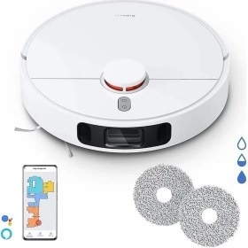 Resim Xiaomi Ultra Premium 3D Engellerden Kaçınma, Halı Kenarı Tanımlama, Çift Ped Basınçlı Paspas Özelliği Robot Süpürge+ + Luciole Beyaz Lambader Hediye! 
