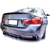 Resim Drs Tuning Bmw 4 Uyumlu Serisi F32 F33 F36 M Performance Soldan Çift Çıkış Arka Tampon Eki - 