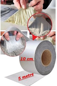 Resim Neler Geldi Neler 5mt X 10cm Waterproof Adhesive Tape Çatı Boru Çadır Pimaş Tamir Bandı Su Geçirmez Bant Sızdırmaz Ban 