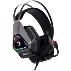 Resim Gamepower Fujin Pro Siyah 7.1 Surround Hi-Fi RGB Gaming Kulaklık (Memory Foam) Oyuncu Kulaklığı 