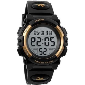 Resim Yingfu Skmeı Erkek Çocuk Spor Saati 5atm Su Geçirmez Işıklı Takvimli Kronometreli 1266 Altın Altın Altın 