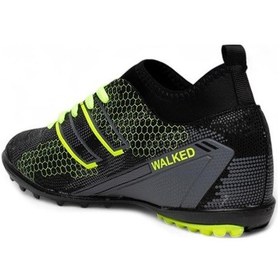 Resim Walked 107-25 Halı Saha Krampon Siyah Sarı 36-39 Siyah 