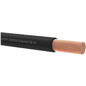Resim Kablo Yanmaz 1,5 Mm Çok Telli Tek Damarlı Siyah 50 Metre Top 